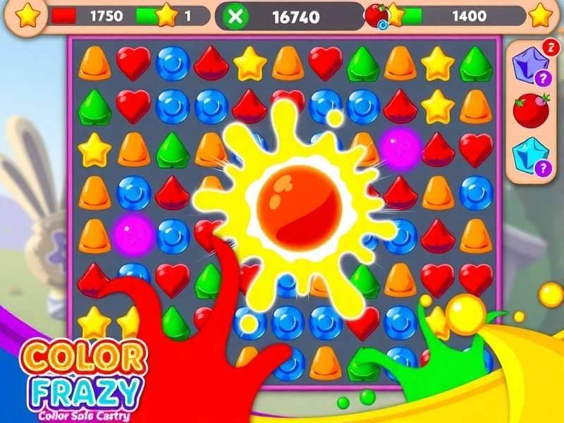 Color Splash Frenzy power-up combinations